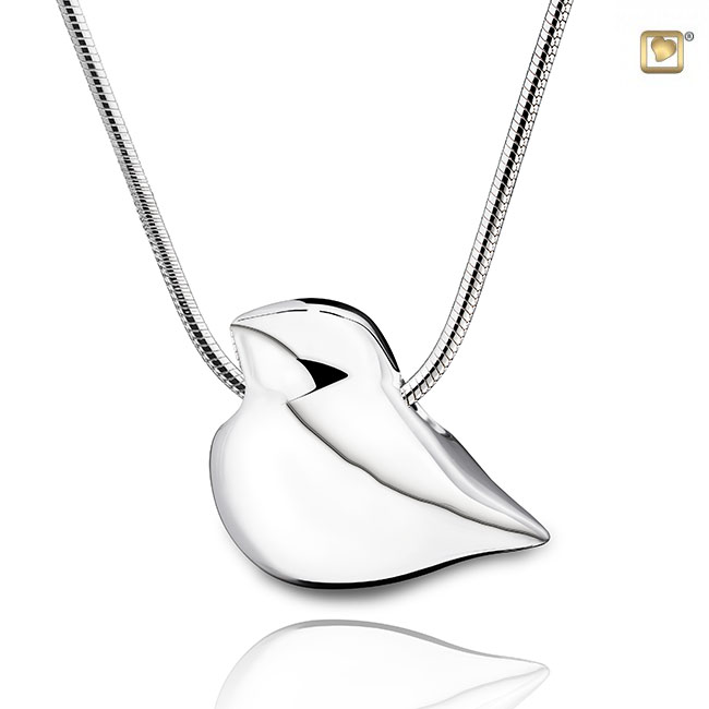 SoulBird Ash Pendant Polished Silver