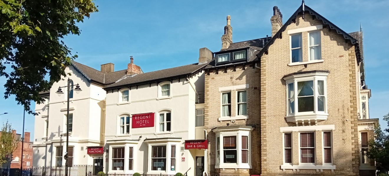The Regent Hotel overlooking Regent Square in Doncaster